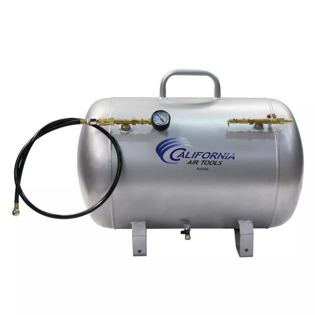 CALIFORNIA AIR TOOLS AUX20S 20 Gallon Steel Portable Auxiliary Air Tank - California Air Tools