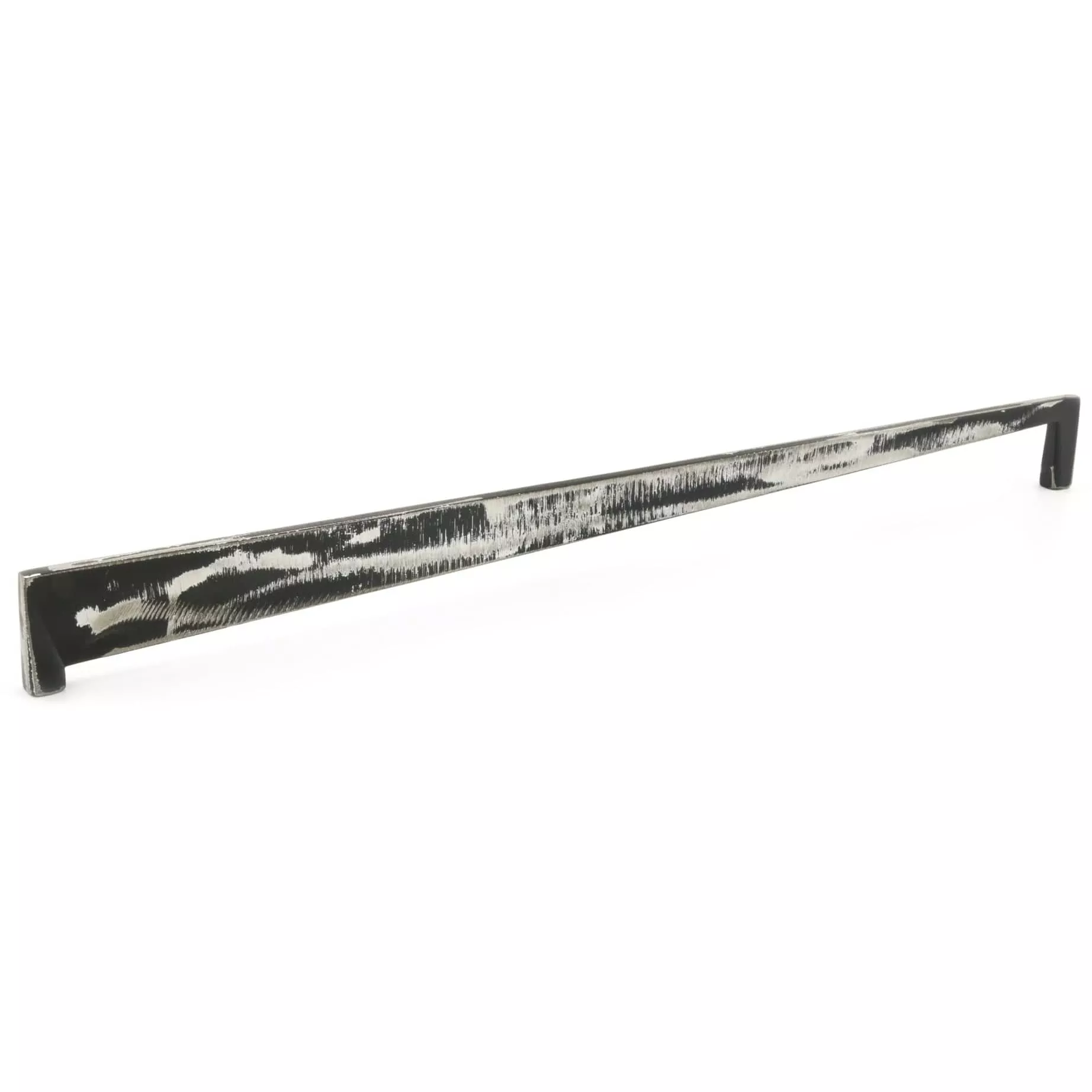 Contemporary Pull, 12-5/8" Center-to-Center, Brushed Industrial Black