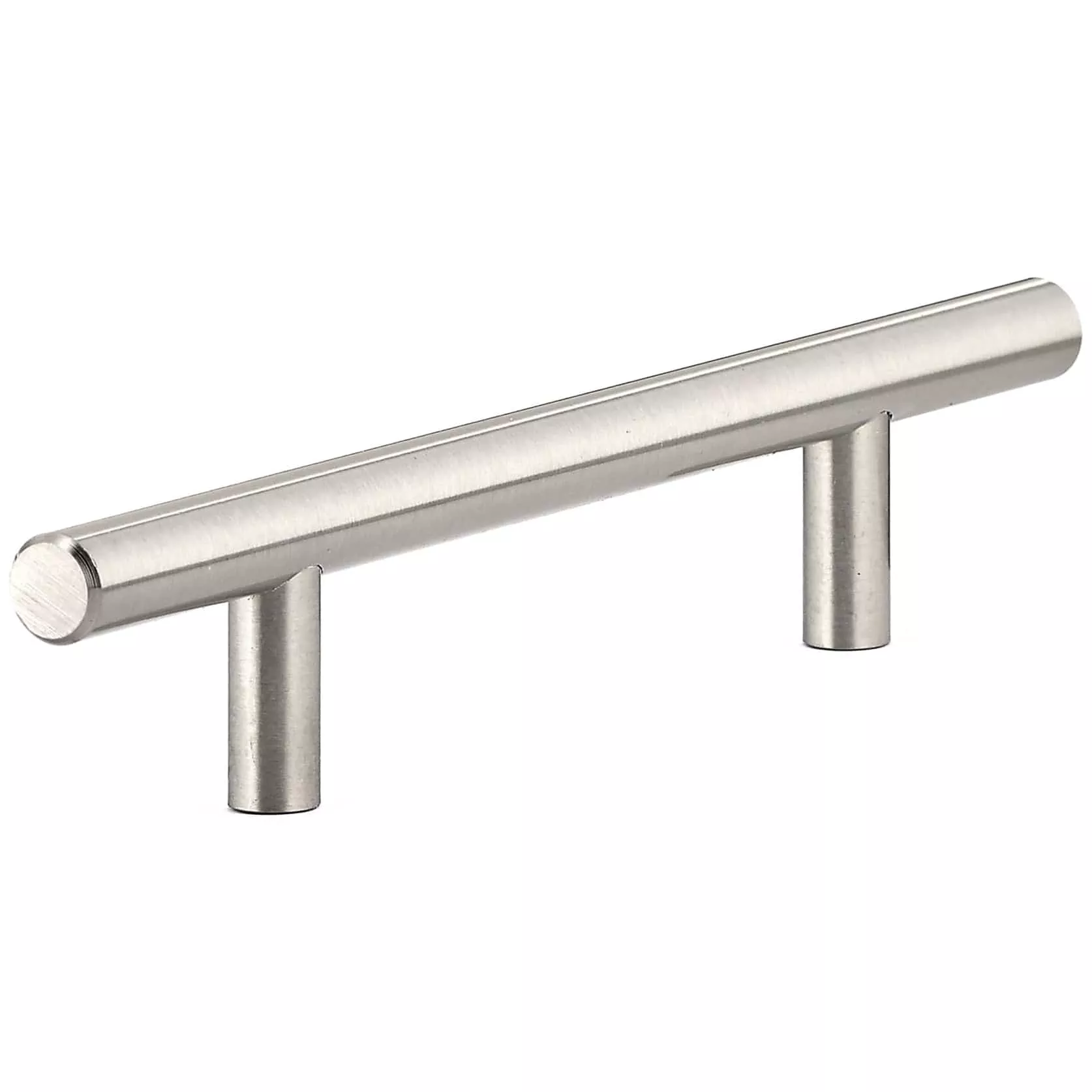 Contemporary Pull, 4-1/4" Center-to-Center, Brushed Nickel