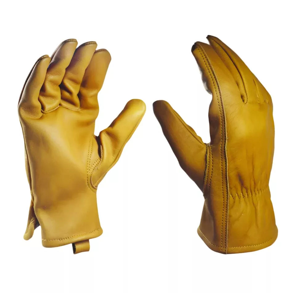 Cow Grain Leather Driver Gloves | GE PPE
