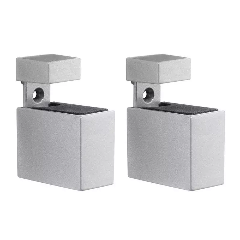Dolle Cuadro 2.7 in. H X 0.9 in. W X 1.9 in. D Silver Metal Shelf