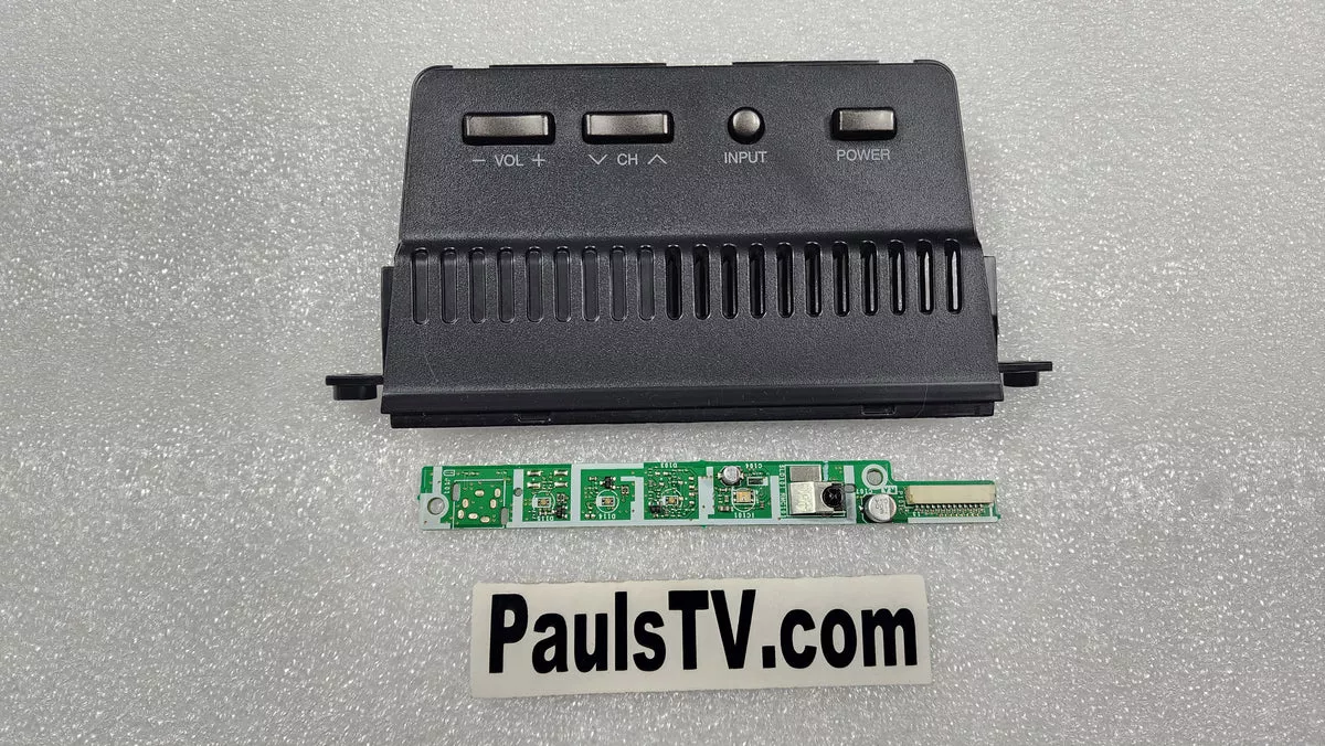 DUNTKD910FM02, DUNTKD909FM02 Sharp Buttons and IR Remote Sensor for Sh