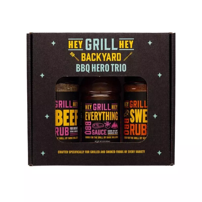 Hey Grill Hey Backyard BBQ Hero Trio BBQ Rub Set 53.92 oz