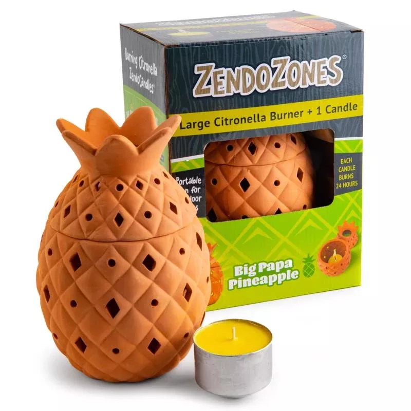JT Eaton ZendoZones Citronella Candle Burner Candle For Mosquitoes 1