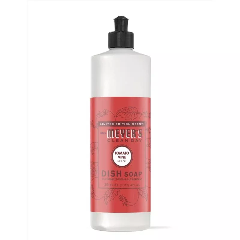 Mrs. Meyer's Clean Day Tomato Vine Scent Liquid Dish Soap 16 oz 1 pk