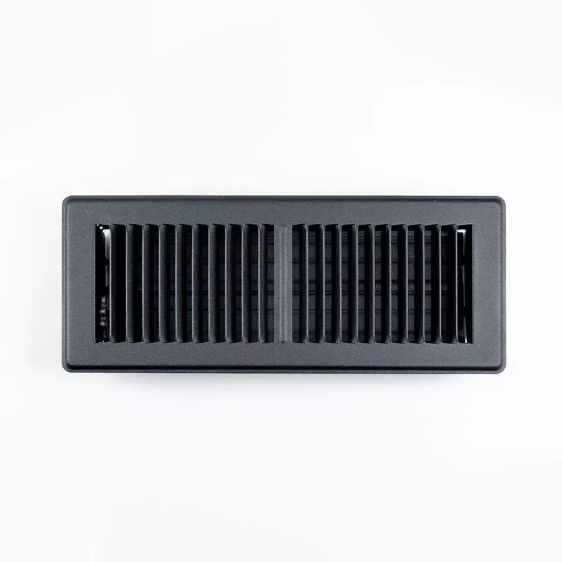 RectorSeal Tru Aire 4 in. H X 12 in. W 2-Way Powder Coat Black Steel