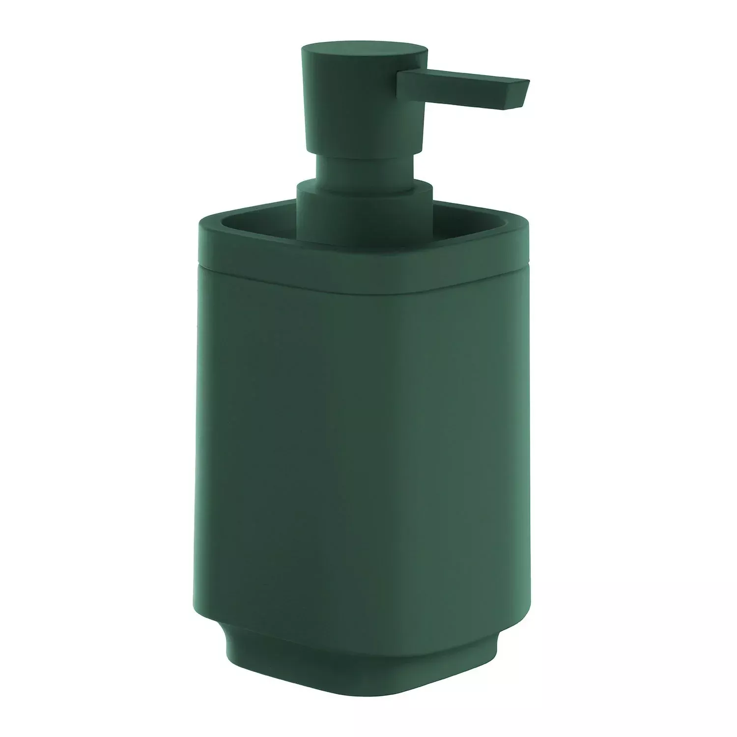 Soap Dispenser. Freestanding. Dark Green. H 152 mm. BG581