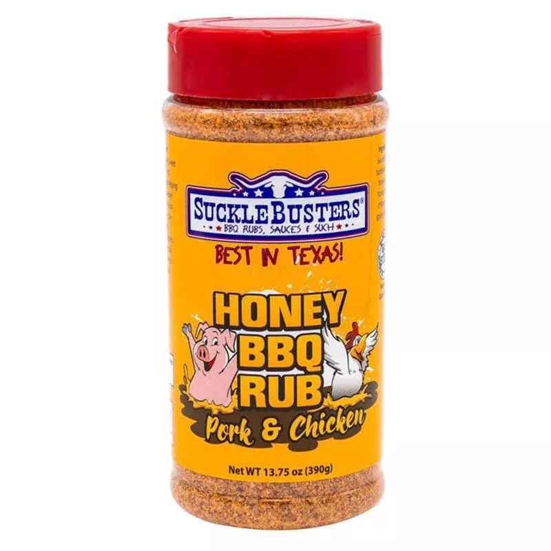 SuckleBusters Honey BBQ Rub 13.75 oz
