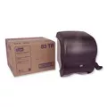Tork 83TR 12.49 in. x 8.6 in. x 12.82 in. Compact Hand Towel Roll Dispenser - Smoke (1/Carton)