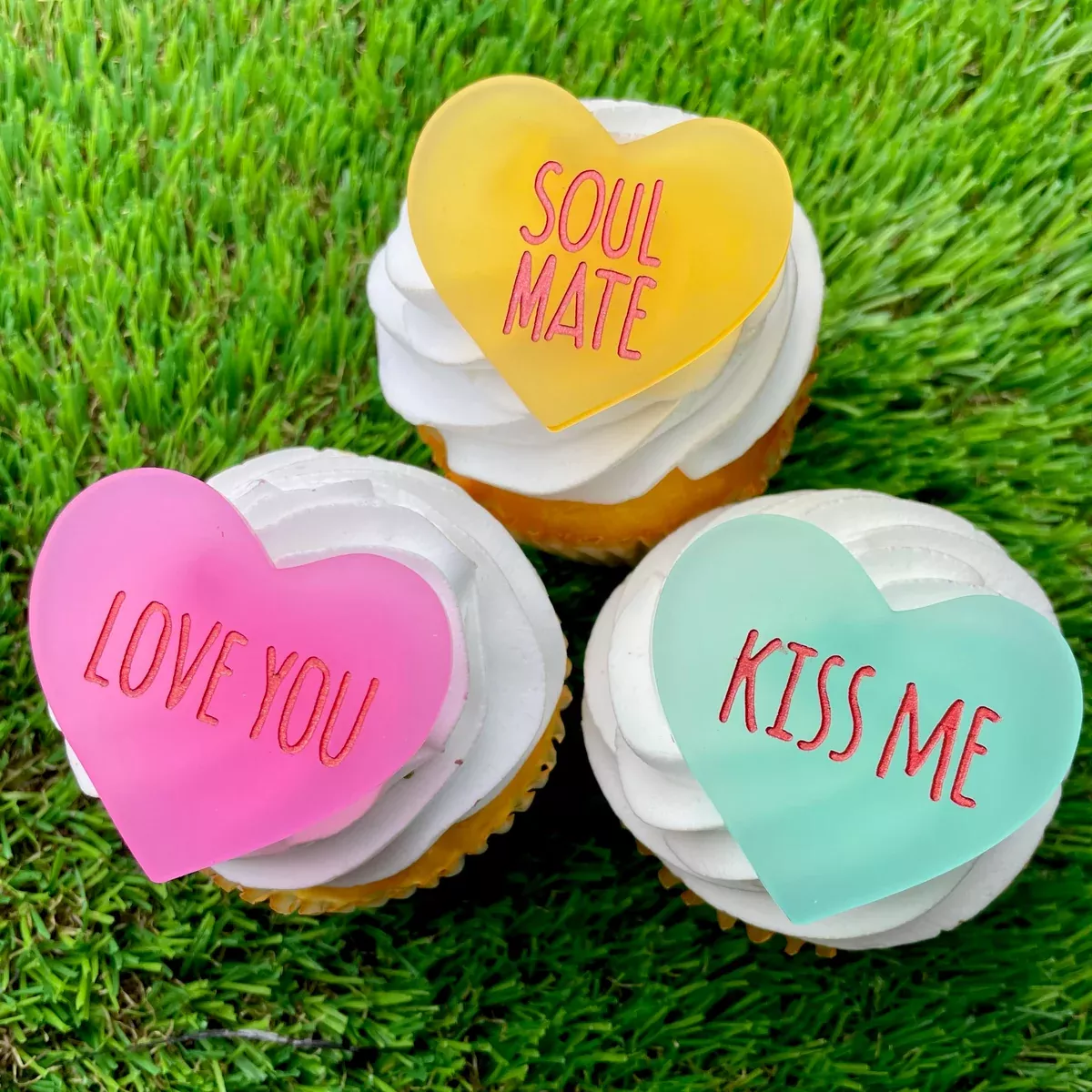Valentine's Day Conversation Hearts (Set of 9)