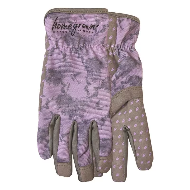 Watson Gloves Home Grown L Spandex Sparrow Purple/Grey Gardening